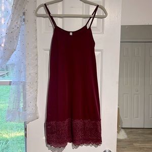 LACE CAMISOLE DRESS